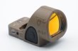 画像7: SOTAC Trijicon SRO タイプ  レッドドットサイト BK/DE 金属版  (7)