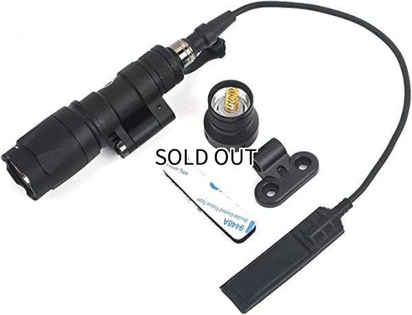 画像1: WADSN シュアファイア M340A タイプ スカウトライト  20mm レイル/M-Lok 対応 600ルーメン (1)