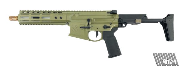 画像1: Double Eagle×EMG NOVESKE GHETTO BLASTER 7.94インチ 正規ライセンス品 GBB セラコート Noveske Bazooka Green (1)