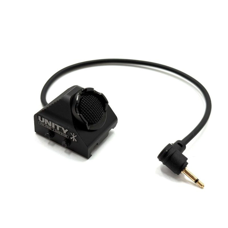 画像1: WADSN Unityタイプ PEQ用 リモートスイッチ レプリカ 20mm レイル 対応 BK　[ 2.5mm ジャック] (1)
