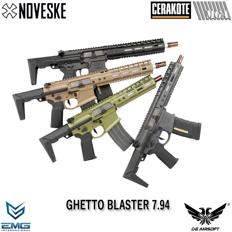 画像1: Double Eagle×EMG NOVESKE GHETTO BLASTER 7.94in GBB (4色／MGAカスタム＋) (1)