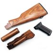 画像1: GHK AKM Ver3用 ウッドパーツ＆ベークライトグリップセット (1)
