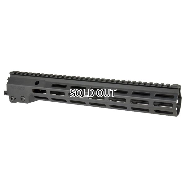 画像1: Angrygun Geisseleタイプ SMR MK16  13.5 inch レイル ハンドガード BK (1)
