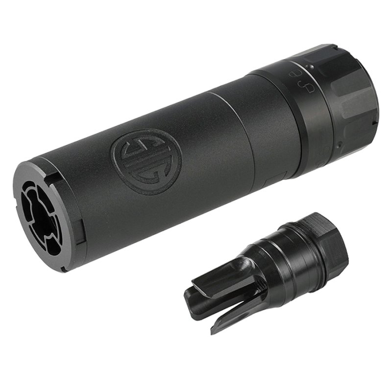 画像1: BPW SIG SLX 776C タイプ  ODサプレッサー & ハイダー セット (14mm逆ネジ) (1)
