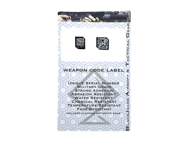 画像1: Blackjack Tactical Weapon Code Label HK45用 (1)