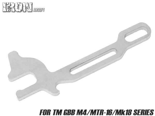 画像1: IRON AIRSOFT ステンレス 軽量ボルトストッププレート (1)