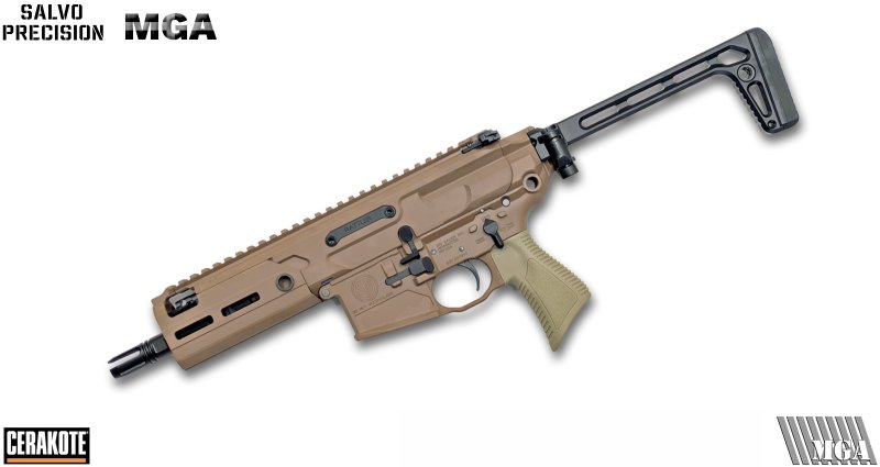 画像1: MGA＋ SALVO MCX RATTLER GBB (MGA調色 DE)(MGAカスタム＋) (1)