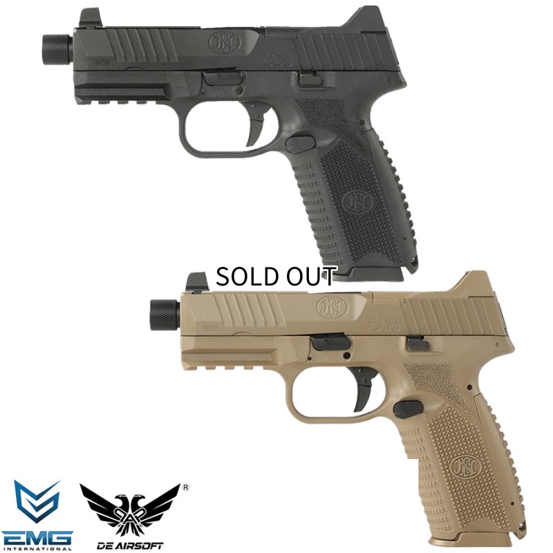 画像1: EMG/DE Airsoft FN509 GBB (BK / FDE) (1)