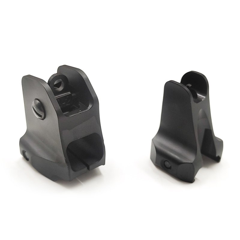 画像2: MGA Daniel Defenseタイプ フィクスドフロント / リアサイト (セラコート / BK / 刻印入り) (2)