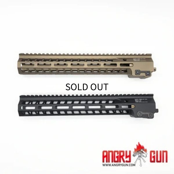画像1: Angrygun Geisseleタイプ SMR MK14 13 inch ハンドガード DDC カラー (1)