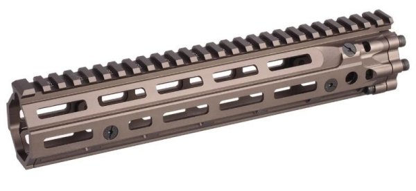 画像1: Airsoft Artisan Daniel Defense RISIII タイプ Mk18 レイルハンドガード 10.5 inch DE/BK AEG/GBB対応 (1)